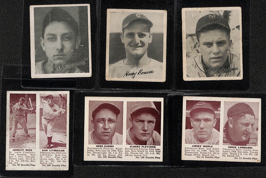 Lot of (18) Mostly PR-GD Quality 1930s-40s Baseball Cards Inc. Play Ball, Batter's Up, and Goudey Cards